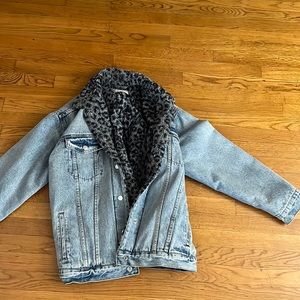 Free People Cozy Denim Jacket